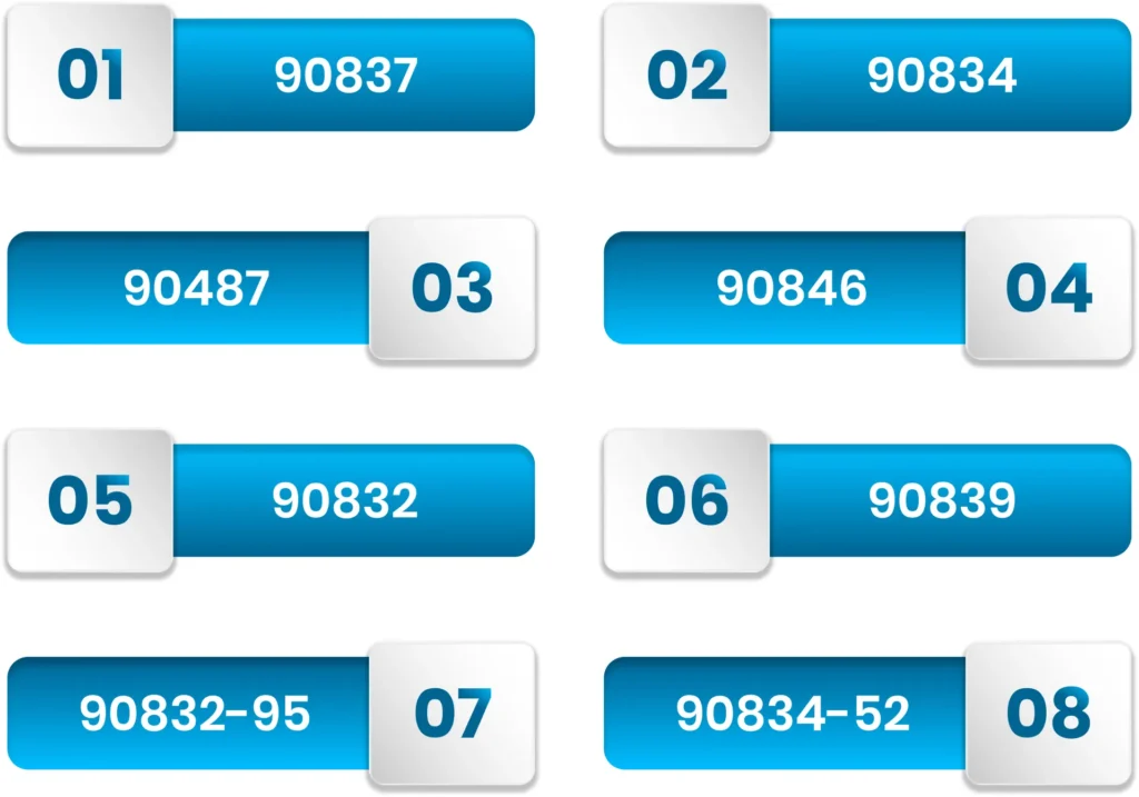 Commonly Used Couples Therapy CPT Codes