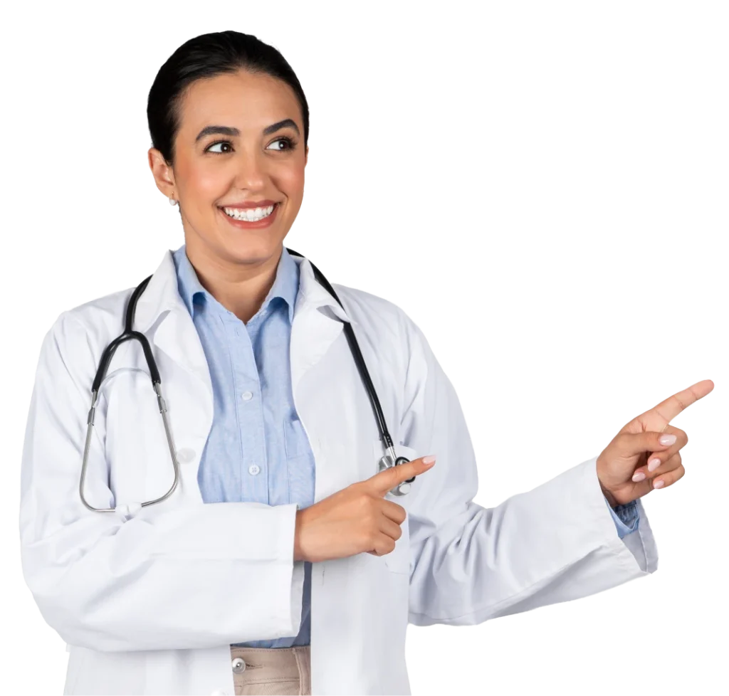 smilingzhwomanzhdoctorzhpointingzhtozhthezhrightzh2026zh01zh08zh23zh20zh11zhutczh1